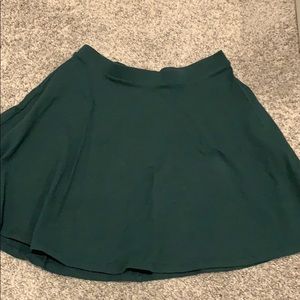Green skirt